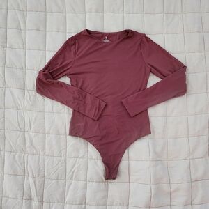 Long Sleeve Marsala Bodysuit